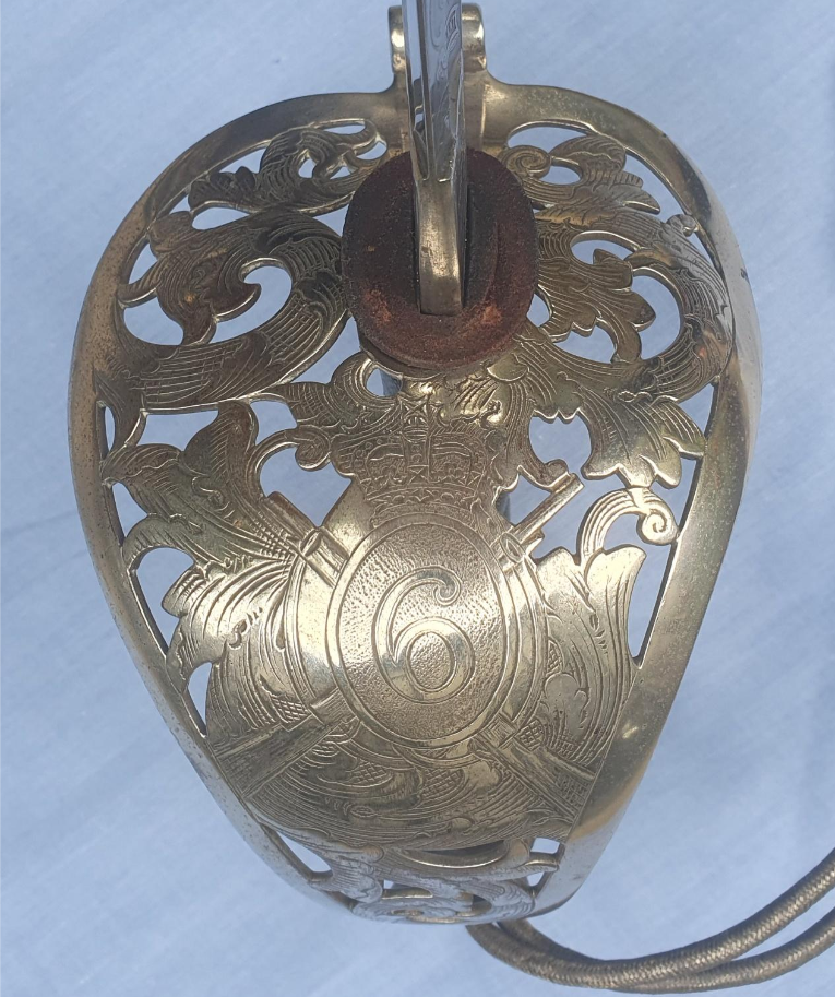 The Pattern 1877 Officers' Sword of the 6th Dragoon Guards (Carabiniers)