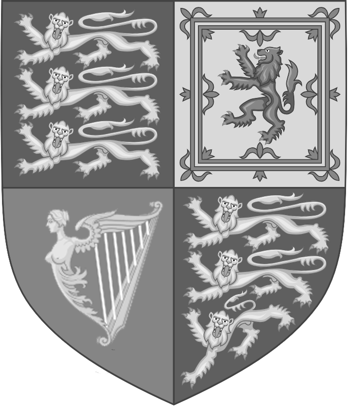 Royal Coat of Arms 1837 England